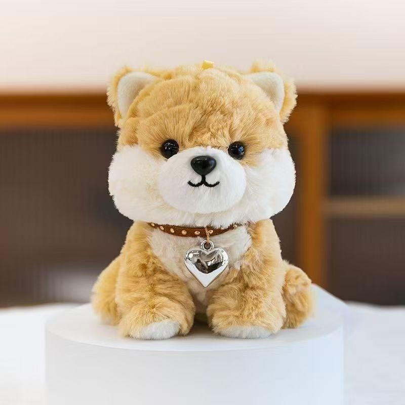 Милая имитация собаки кукла хаски щенок кукла плюшевая игрушка детский подарок на день рождения для девочки