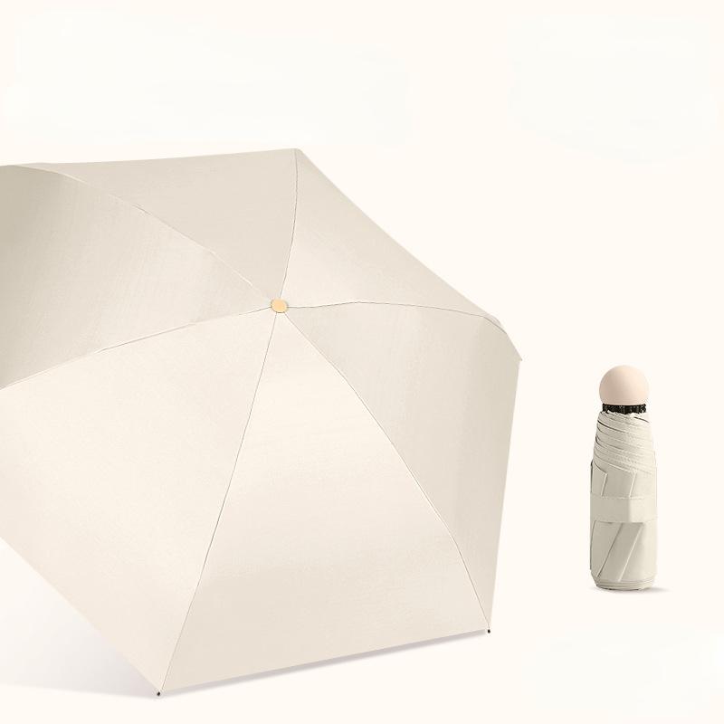 Зонт-капсула Sunny and Rainy Dualuse, защита от дождя и солнца, портативный мини-зонт для путешествий, Paraguas