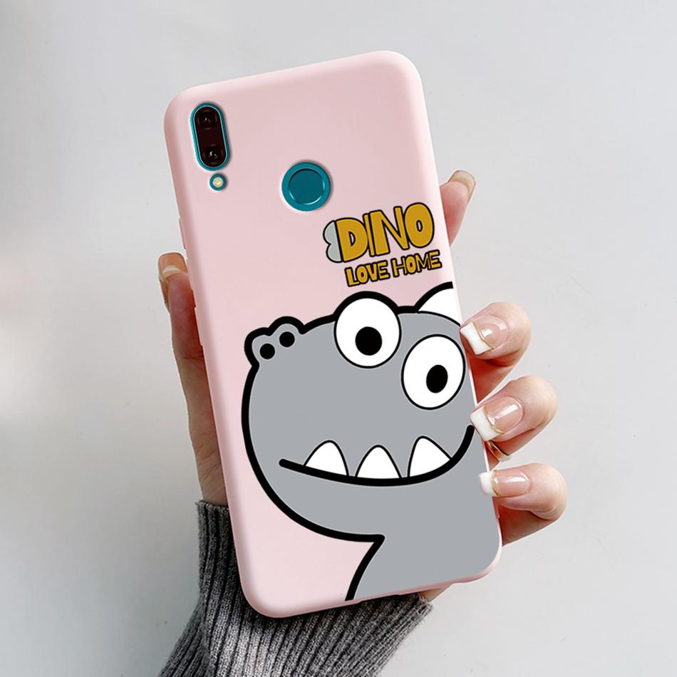 Силиконовый чехол для Huawei Y9 2019 Чехол JKM-LX3 Мультяшный Мягкий ТПУ Fundas Чехол для телефона Для Huawei Y9 2019 Y 9 Чехлы Ударопрочный Coque