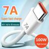 7A Super Fast Type-C Charging Cable for OPPO, Huawei, Xiaomi, Vivo, Honor - 100W