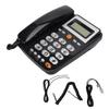 Big Button Corded Phone Hands Free Calls LCD Adjustable Brightness One Touch Speed Dialling Landline Telephone Black