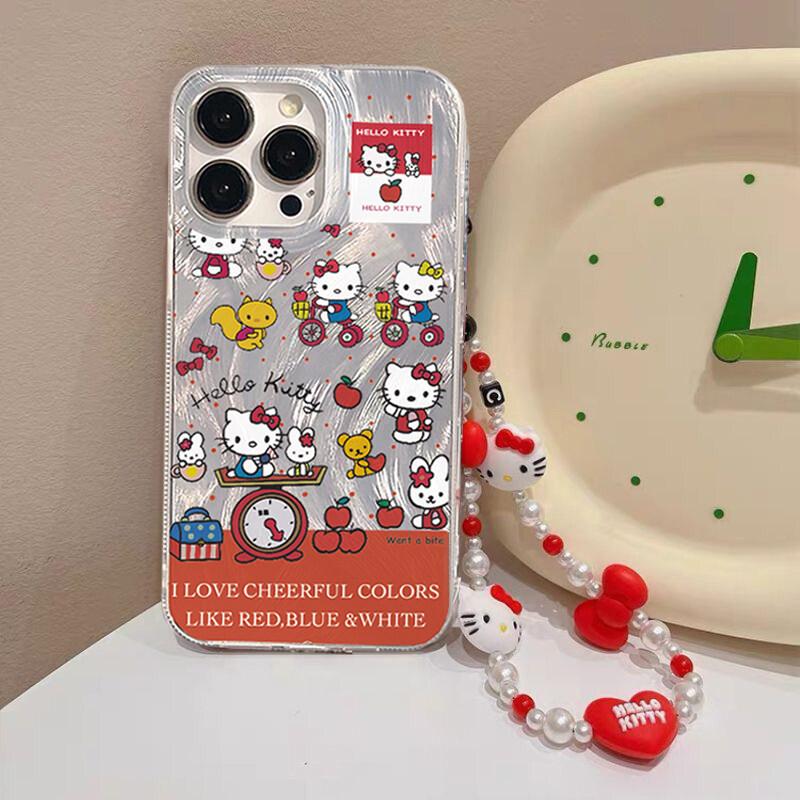 3D бантик Hello Kitty чехол для телефона для iPhone 17 16 Pro Max 17 Air 16e 15 14 13 12 11 Pro Max15 14 Plus X XS Max XR чехол Жесткий