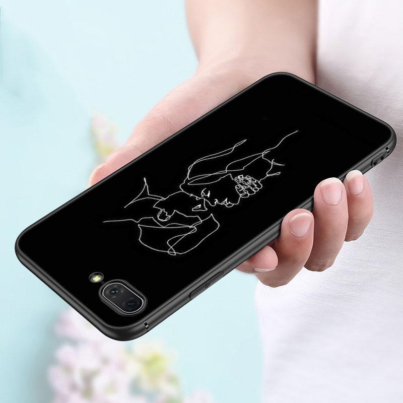 Черный сексуальный чехол с изображением розы Lover для Apple iPhone 14 13 12 Mini 11 Pro Max 7 8 XR X XS 7 8 Plus SE 2020 2022, мягкий чехол