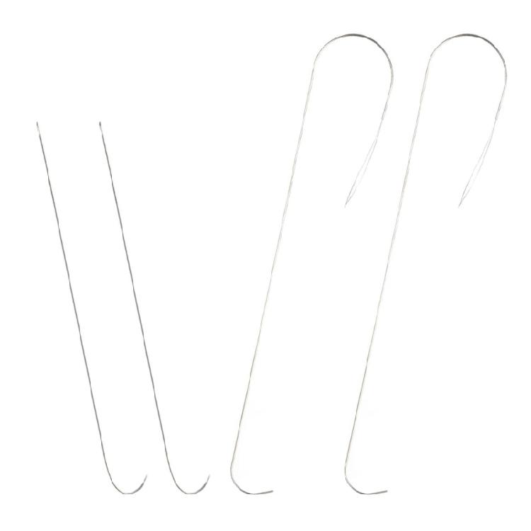 Удобный набор игл для бисера Модный аксессуар для мастеров по изготовлению ювелирных изделий Набор из 4 размеров Портативный для ожерелий и браслетов