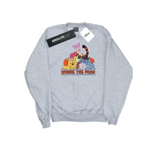 Disney Mens Winnie The Pooh Group Sweatshirt