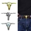 Vintage Multiple Color Bull Skull Belt Buckle Metal Adult Teenagers Belt Buckle Replacement DIY Craft Belt Buckle