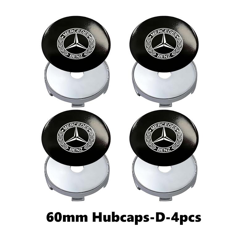 HXBQK1 For Benz Car Logo Wheel Center Hub Cap Badge Emblem Sticker Accessories Exclusive AMG SPRINTER V CLASS VIANO W124 W203 W204