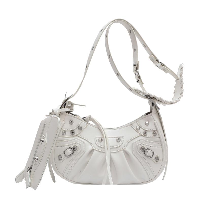 Women Fashion Shoulder Bag Tote Ladies Stylish Top Handle Handbag Pu Leather Shopping Travel Crossbody Purse Gothic