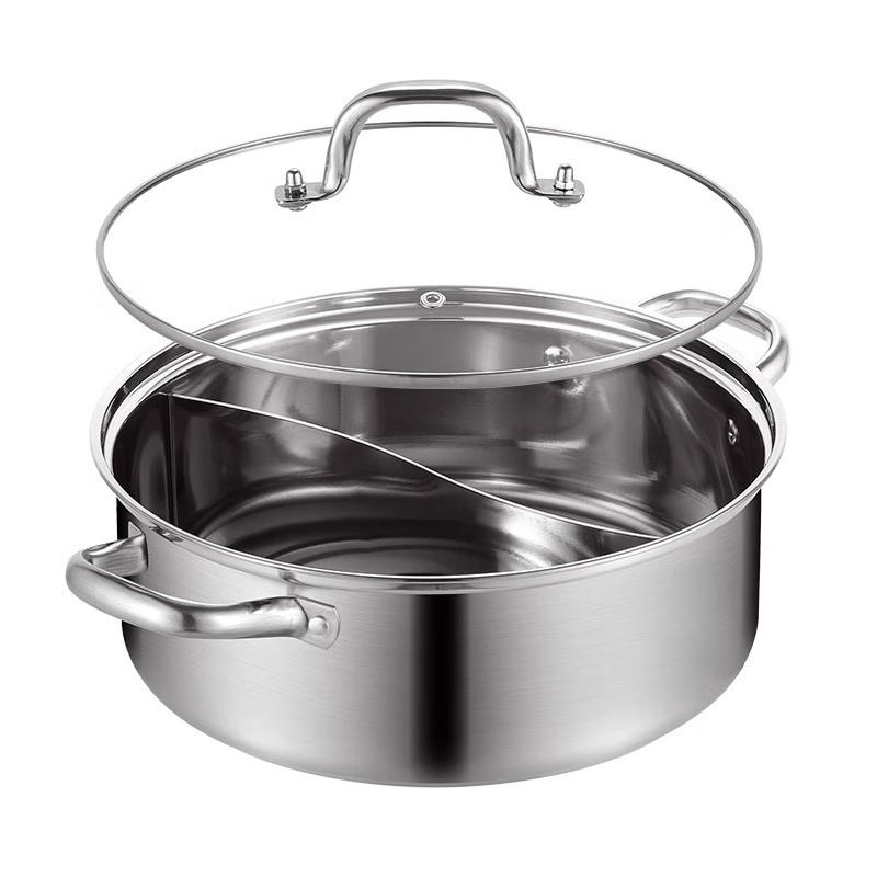 Разделенная горячая кастрюля Lainuo из нержавеющей стали 316