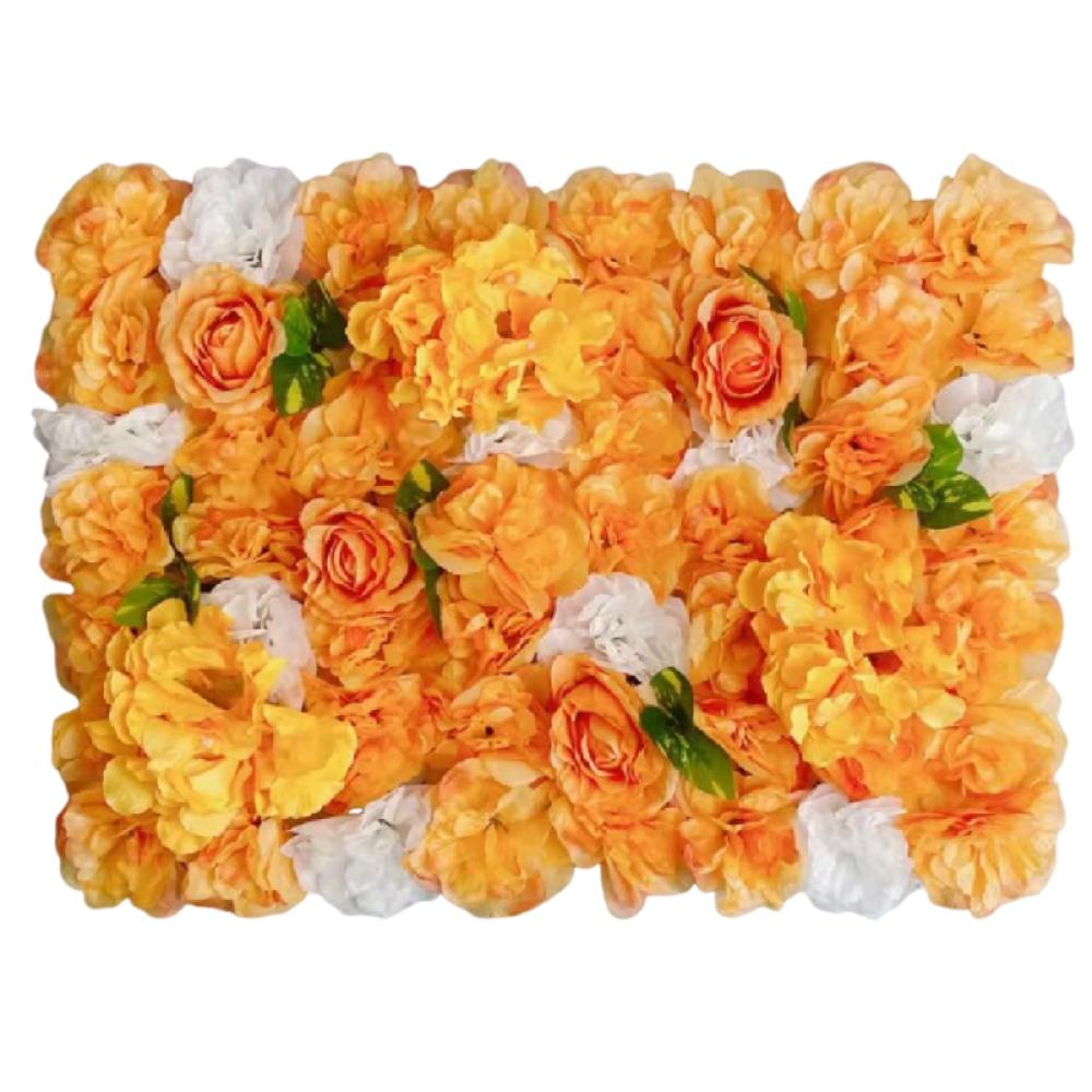 60x40 см Искусственные Цветочные Панели для Стен Ручная Работа Шелковые Розы Стена Цветов Уличные