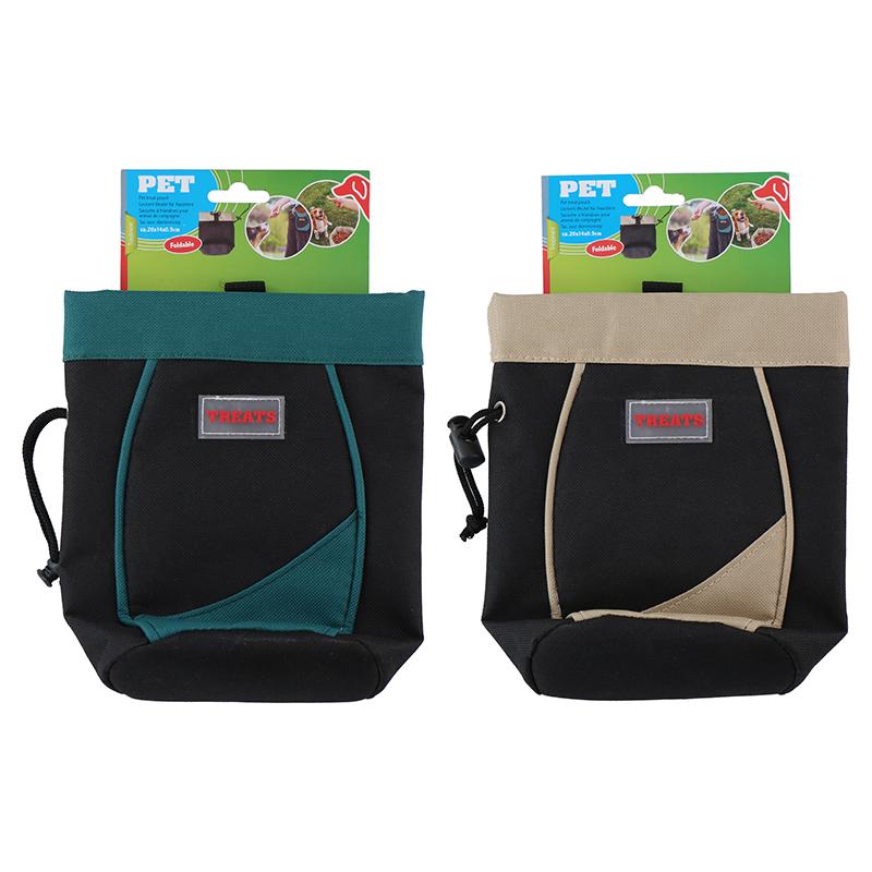 Pet Treat Pouch Składane Etui Na Smakołyki Dla Zwierząt (Brązowy)