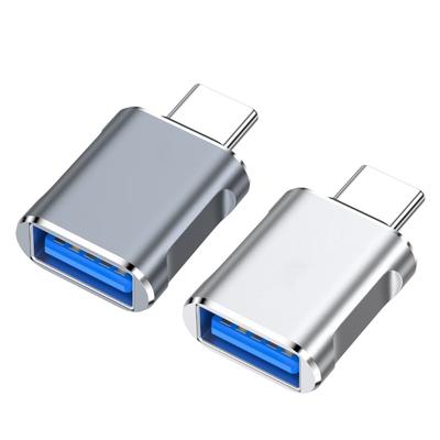 Универсальный USB на Type C OTG Конвертер Компактный Металлический Адаптер 10 Гбит/с Высокоскоростное Устройство Передачи Данных Широкая Совместимость