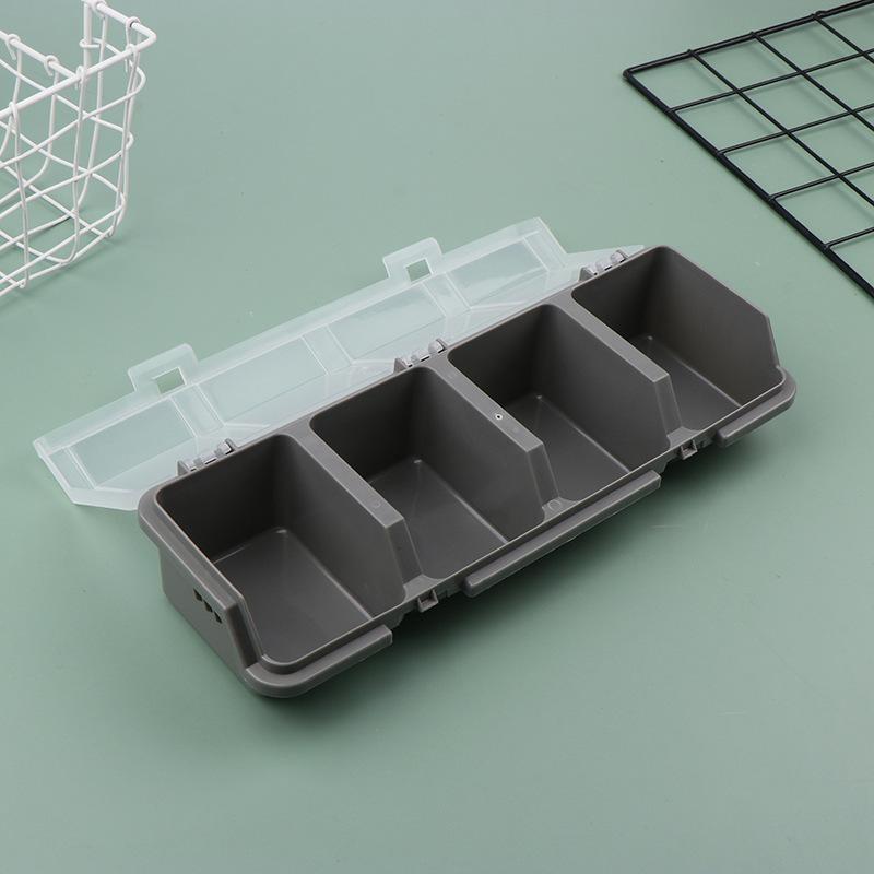 1PcPcs Multi-Compartment Organizer Box For Screws & Small Parts - Durable Plastic Hardware And Jewelry Storage Case