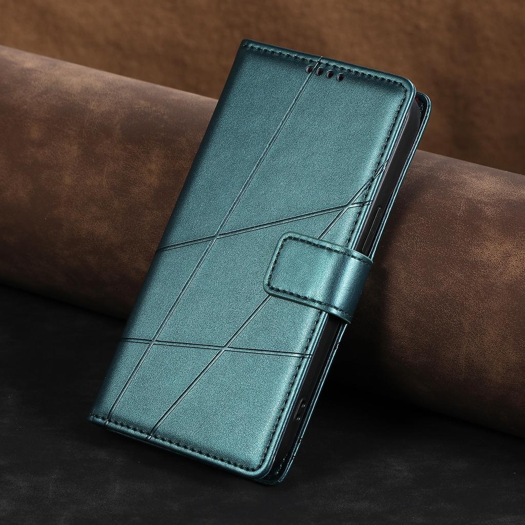 Кожаный чехол-раскладушка для iPhone Air 17 16 15 14 13 12 11 Pro XS Max XR X 7 8 Plus SE 2025 Деловой чехол-кошелек с ремешком и отделениями для карт