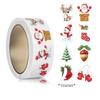 500 шт. Лазерные мультяшные рождественские наклейки Рождественская подарочная оберточная этикетка Наклейка Наградные наклейки Канцелярские товары для скрапбукинга