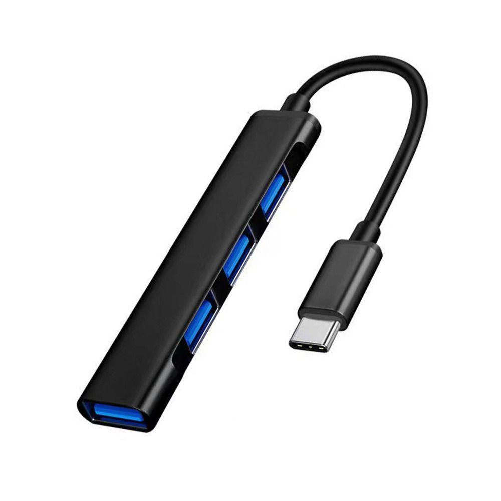 Aluminium Alloy USB-C HUB 4 IN 1 USB 3.0 Docking Station Universal Type-C Splitter  U Disk