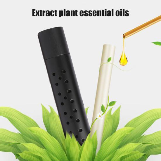 6 шт./компл., металлический вращающийся конец, автомобильный зажим для ароматерапии с 5 цилиндрическими палочками для заправки эфирного масла, компактный размер, удобный ароматизатор, автоматическое вентиляционное отверстие
