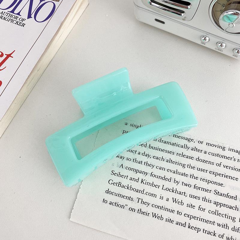 New Women Fashion Metal Geometric Hair Clips Claw Clip Large Acrylic Hair Clip Headband Hairpin Hair Crab Hair Accessories