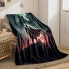 Crusader Knight Castle Blanket  Printed Blanket for Living Room Bed Couch lunch break Soft Cozy Blanket for Friend's festival Gift