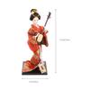 TOYMYTOY 12.60-inch Traditional Geisha Doll Kimono Decoration, Stable Base Home/Office, Souvenir/Gift, Bright Colors, Summer