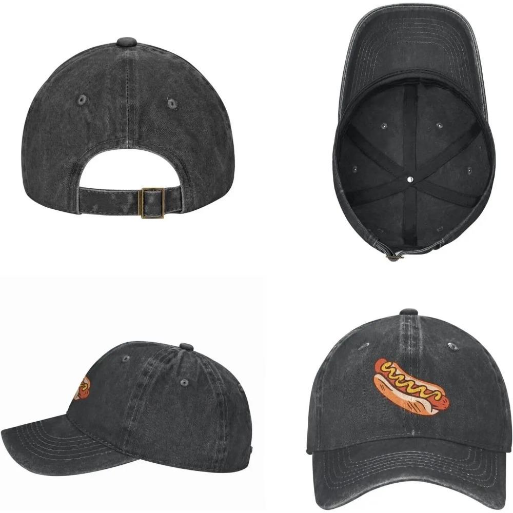 Хот-дог, бургеры, чипсы, закуски, джинсовая кепка, кепка для гольфа, регулируемая классическая хлопковая кепка, мужская кепка для женщин, походов на свежем воздухе