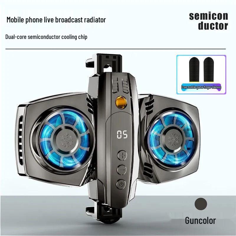 Semiconductor Cooling Back Clip for Mobile Phones - Keeps Your Device Cool During Streaming and Gaming