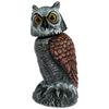 Owl Scare Bird Control Devices with 360° Swivel Head Waterproof Fake Owl Bird Deterrent for Landscape Decoration Sculpture