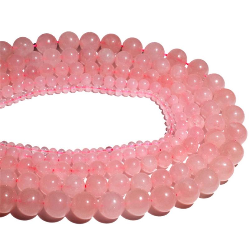 40 шт. Бусины из натурального камня круглые россыпью для изготовления ювелирных изделий своими руками браслет 4 мм