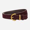 Trendy Pin Buckle Waistband Casual Business Waist Strap Women Suede Leather Belt