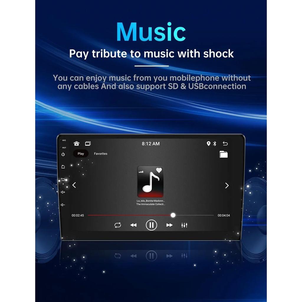 7/9/10 Inch 2 Din Android Car Radio Multimedia Video Player Universal Stereo Radio GPS For Volkswagen Nissan Hyundai Kia Toyota