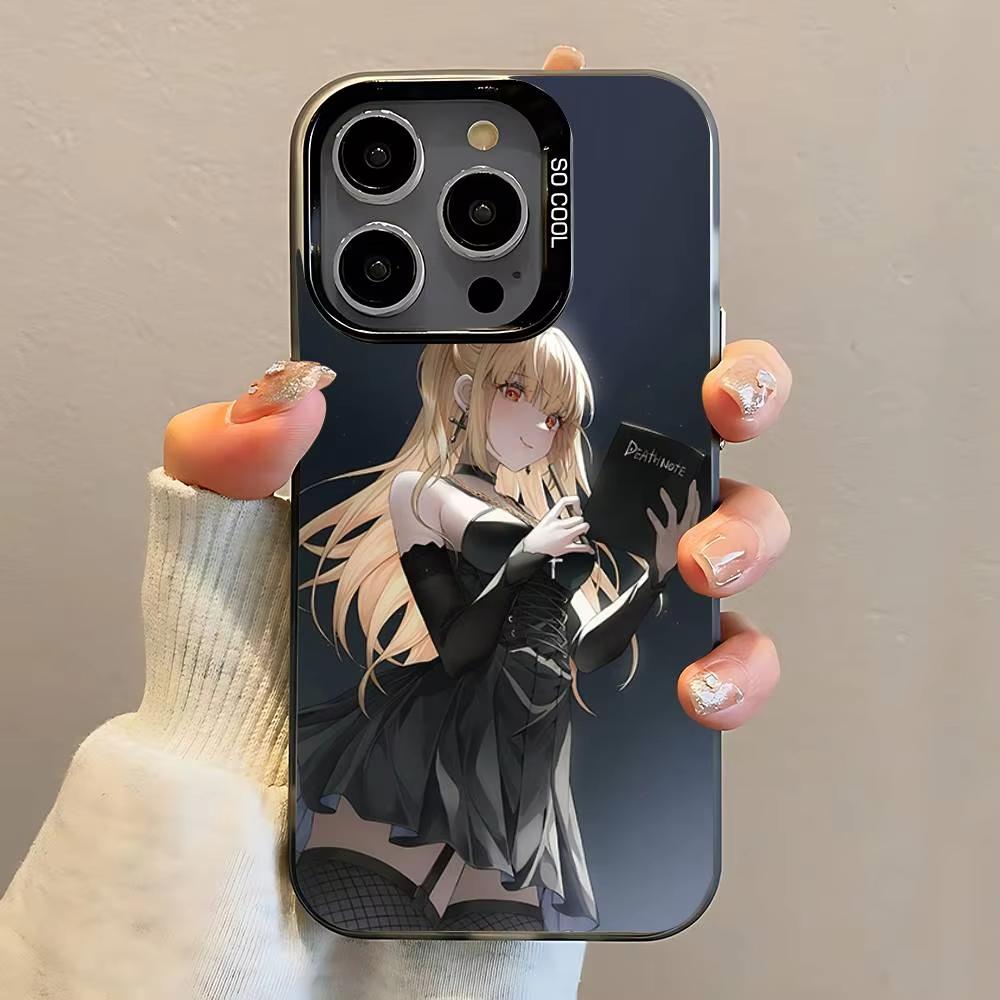 Матовый чехол Misa D-Death N-Note для Samsung Galaxy S25 S24 S23 S22 Ultra S21 Plus S20 FE A73 A72 A71 A56 A55 A54 Акриловая крышка