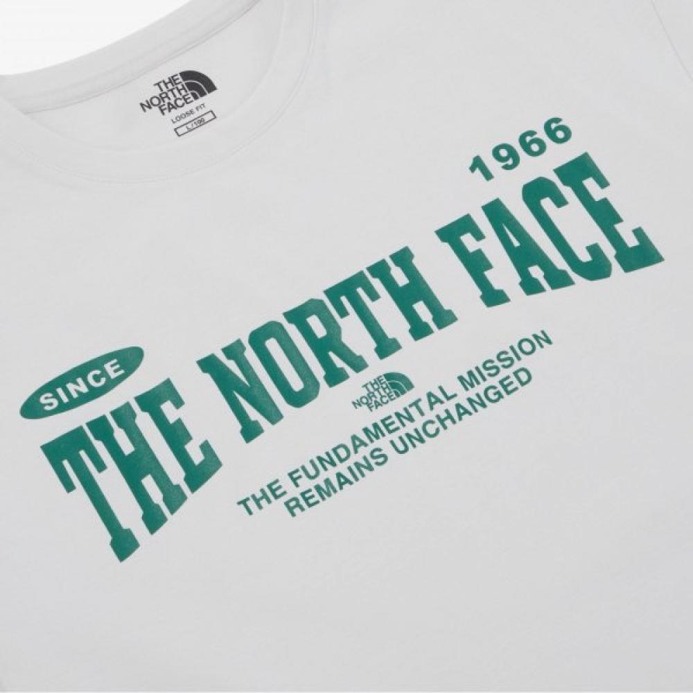 The North Face White Label Командный Архив Короткий рукав Круглая футболка Nt7uq07l