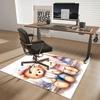 1pc Teddy Bear Love Office Chair Mat - Anime Cartoon Design, Non-Slip Carpet for Home Decor, Suitable for All Seasons, Perfect Gift for Holidays.C009