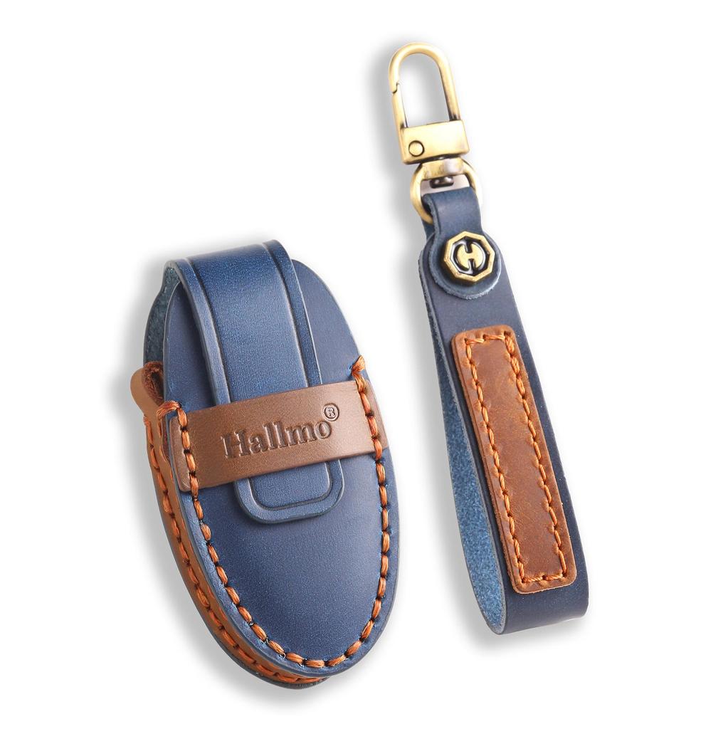 Кожаный чехол для ключей для Nissan Teana, Qashqai и Kicks - защитный чехол из коровьей кожи