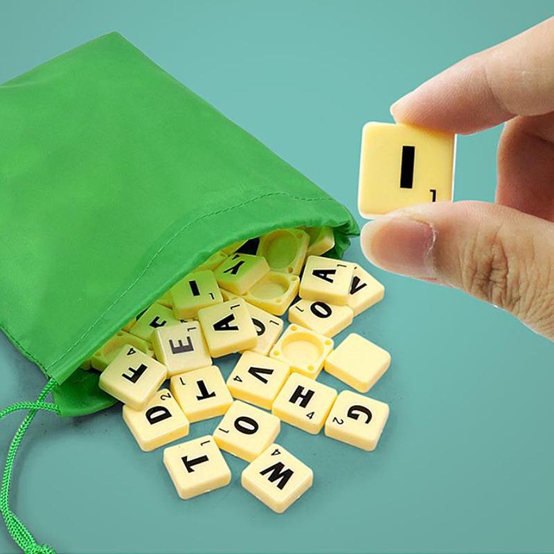 2-4 People English Spelling Alphabet Chess Educational Toys Travel English Alphabet Parent-Child Interaction Enlightenment Games