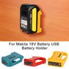 Для аккумулятора Makita 18 В USB Type-C держатель аккумулятора BL1840 BL1850 BL1860 адаптер зарядного устройства быстрая зарядка полка для хранения кейс