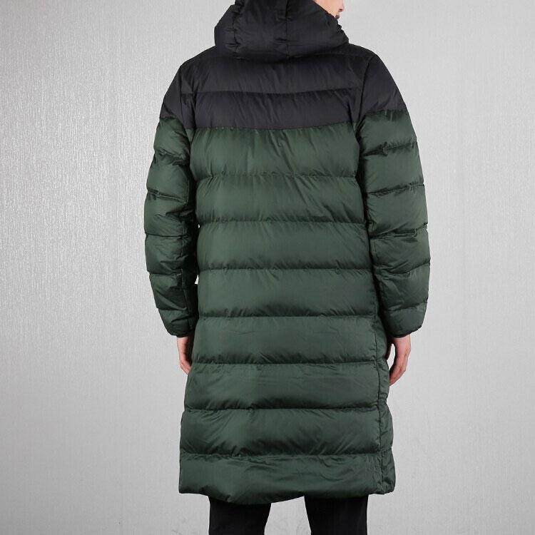 Nike Спортивная одежда Windrunner Down Fill Длинная куртка с капюшоном Мужская верхняя одежда Зеленый AA8854-045