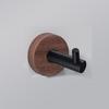Stainless Steel Robe Black Hook Wall Mount Single Screw Towel Holder Bathroom Accessories Clothes Hook