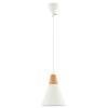 Bon Furniture Nordic Pendant Light, Ceiling Light, Compatible with LED Bulbs, Single Light, 20cm Diameter, Dining Room, Living Room, No Installation