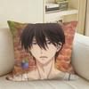 Anime Dakaretai Otoko Takato Saijou Square Sofa Pillow Cover Solid Color Living Room Home Decor Cushion Case