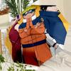 NARUTO Umbrella with Automatic Open/Close & Self-8-Rib Heavy-Duty Umbrella, Compact Travel Umbrella Suitable for Outdoor