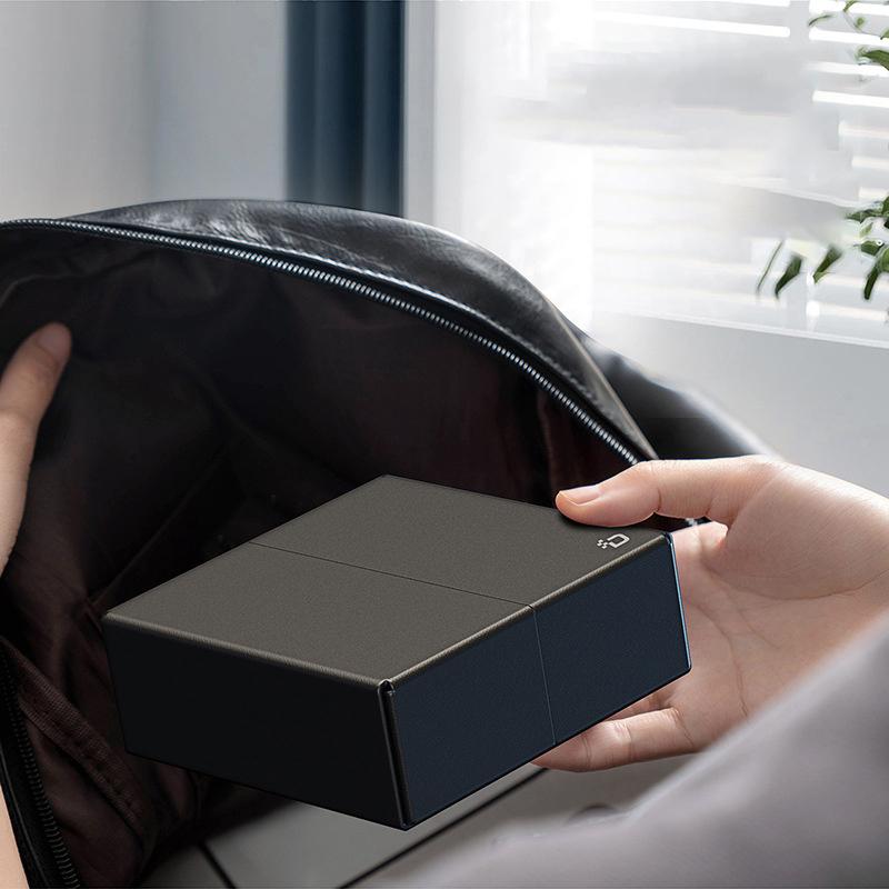 Защитный чехол для компьютера из искусственной кожи с крышкой и карманом для хранения, подставка-держатель для мини-ПК для Mac Mini M4 2024
