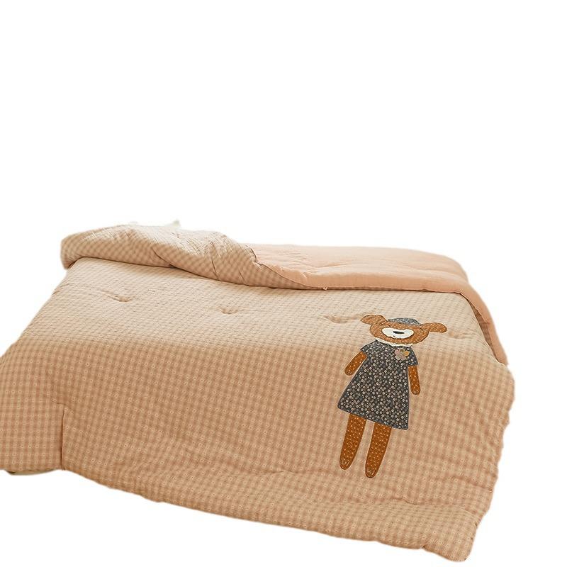 Class A Cotton Cartoon Kids' Quilt - Pure Cotton Double Yarn Corn Fiber Core, Thick & Warm for Winter