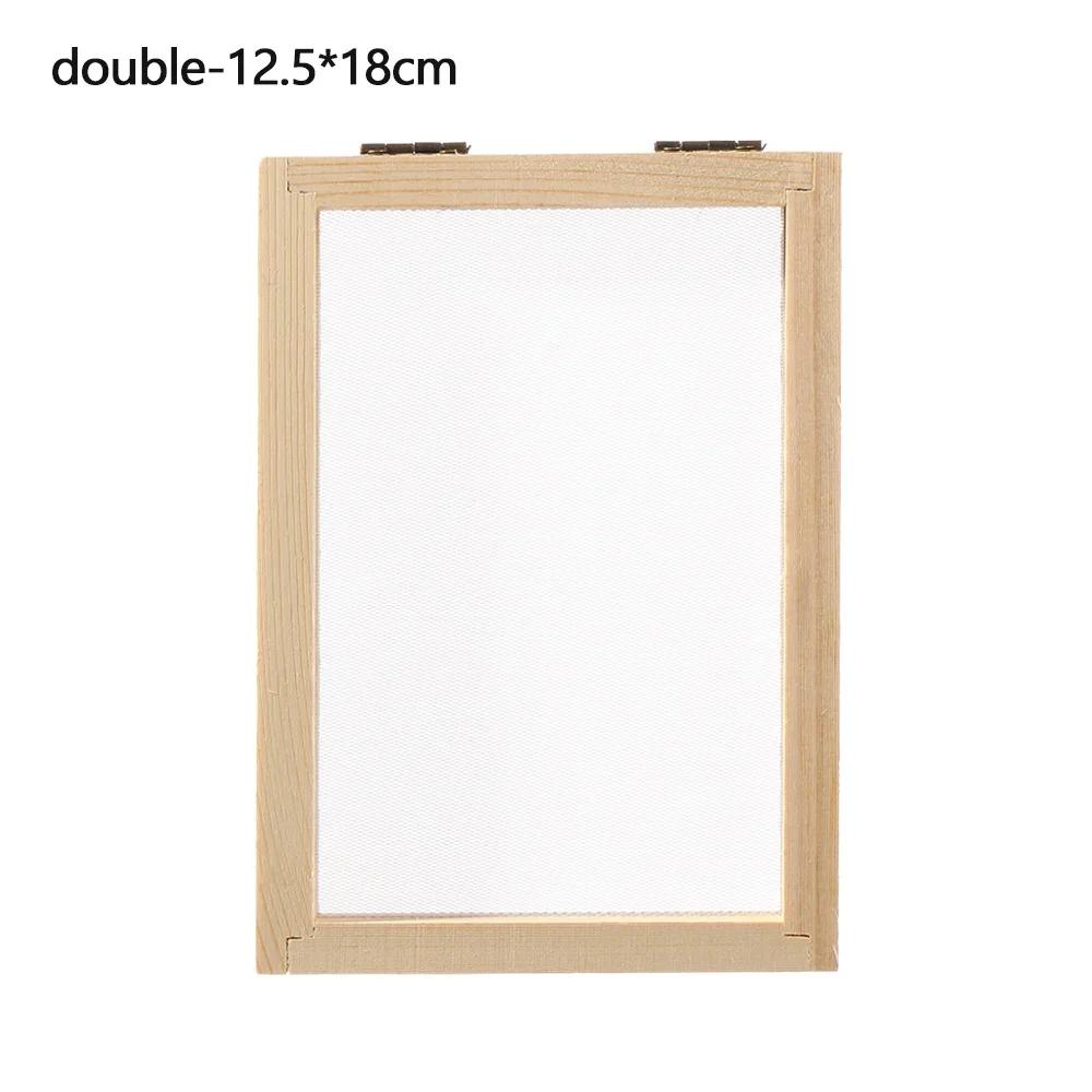 Multi-size Paper Making Mould Frame DIY Papermaking Paper Making Screen Learning Wood Handcraft Gift Wooden Mesh Mold