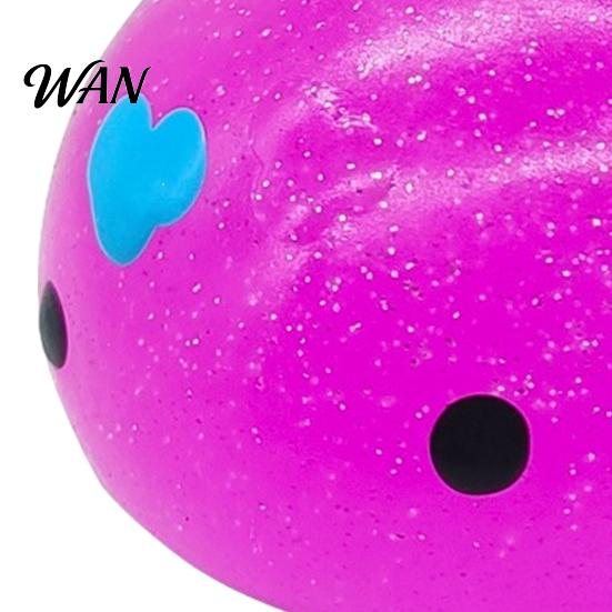 Animal Pinch Toy Mini Glitter Squeeze Toy, Whale Hedgehog Dolphin Crab Rabbit TPR Stress Ball Anxiety Relief Stretchy Ball, Party Favors Portable