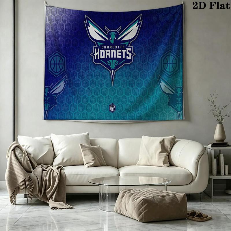 Hornets Wall Tapestry Aesthetic Wall Hanging Printed Fabric Blanket Decorative Tapestries for Bedroom Living Room Home Decor