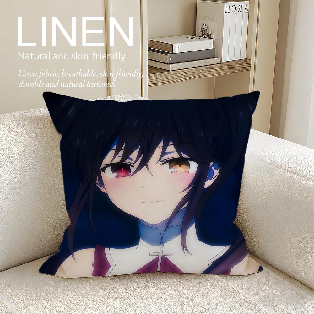 Fantasy DATE A LIVE Cushion Cover Pillowcase Set Pcs x x Breathable Washable Sofa Cushion Cover