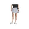 Adidas Neo X Strawberry Bear Collaboration SS23 Three-Stripe Fashion Pleated Mini Skirt Light Silver Women Bottoms IP3894