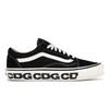 Кроссовки unisex Comme des Garçons x OG Old Skool LX Sidewall Черно-белые VN0A4P3X60E