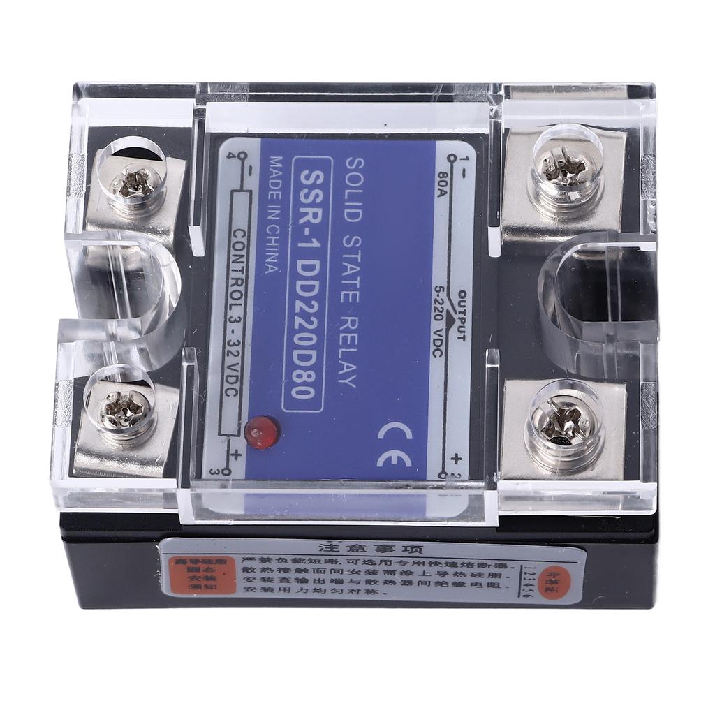 to Single Phase State Relay 3‑32V Input 5‑220V Load SSR Relay for Control System
